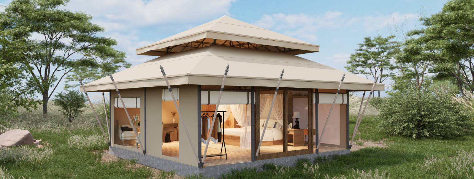 盈江县户外野奢帐篷